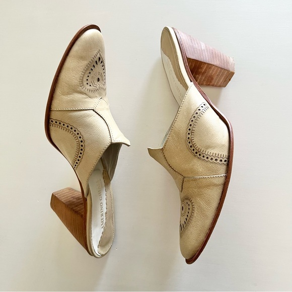 Vintage Amerino Ghiaia Heeled Mules - Picture 3 of 9